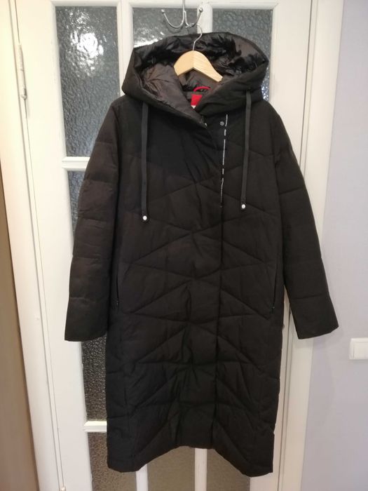 Пуховик зимовий, чорний, 52-54