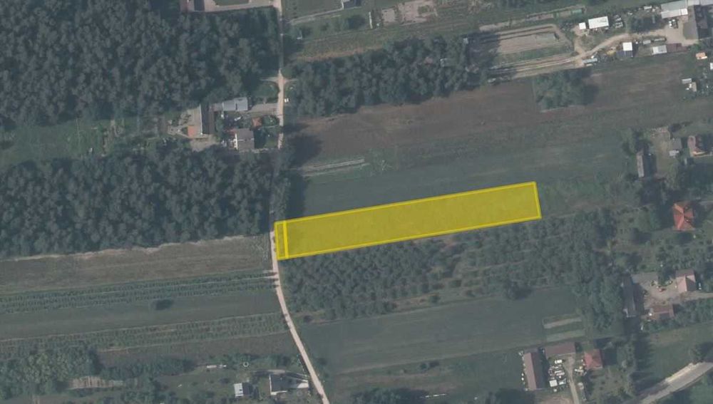 Grunt pod zabudowę, 4009 m² Dąbrówka, 4,5 km od Kazimierza Dolnego