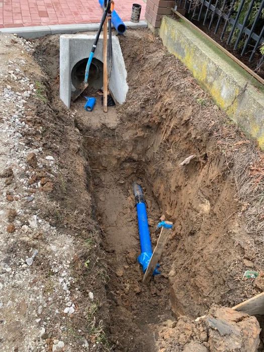 Przeciski kretem, do 25mb - rury fi 110 do 160