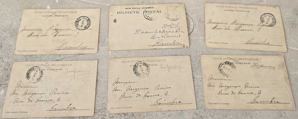 Postais antigos 1904 e 1948