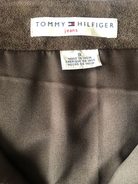 Spódnica damska zamszowa