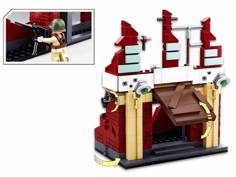 Klocki Transporter Czołg PUMA+ Bunkier