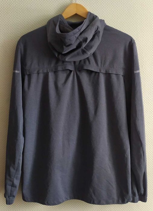 Adidas Running лёгкая беговая ветровка с капюшоном — размер L