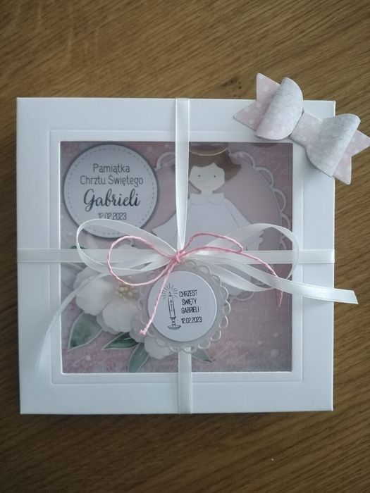 Personalizowana kartka z okazji Chrztu Świętego.
