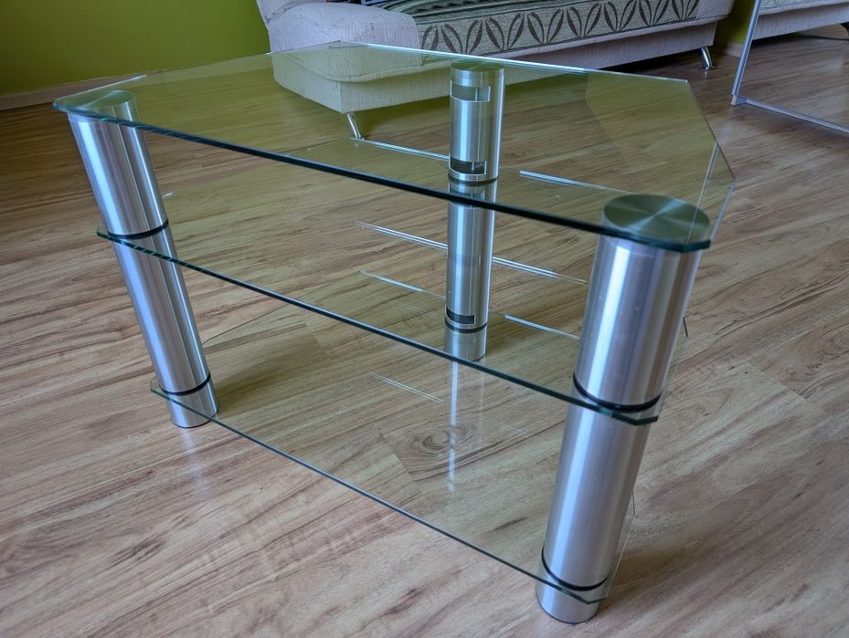 Stolik pod telewizor, RTV, audio, solidny i ciężki