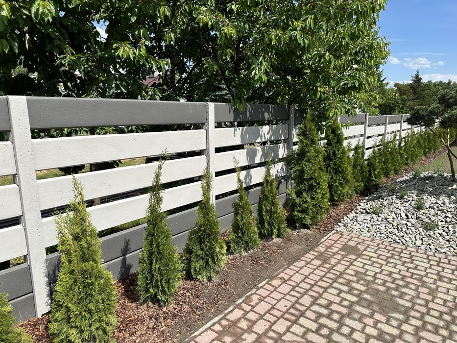 PROMOCJA!! Ogrodzenie betonowe, palisadowe, płyta betonowa, producent!