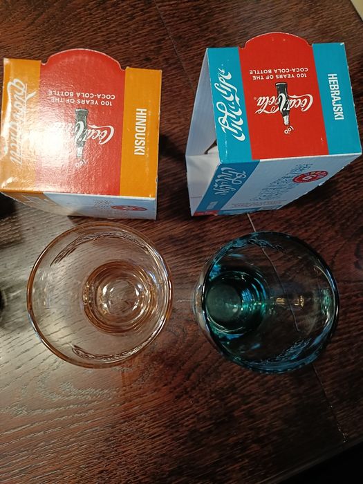 Szklanki Coca-Cola