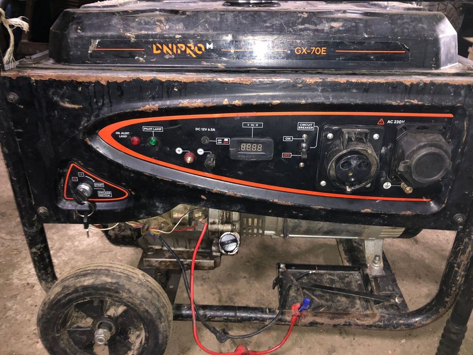 Генератор бензиновий Dniipro-M  7кВт