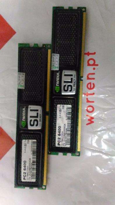 DDR 2 800mhz com dissipadores