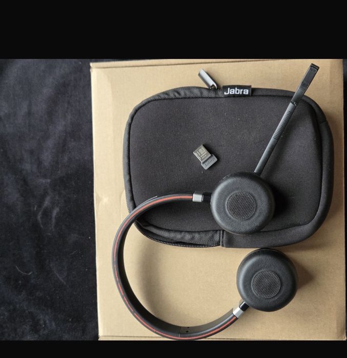 Słuchawki Jabra Evolve 65 Stereo + Adapter Jabra Link USB | Uszkodzony mikrofon