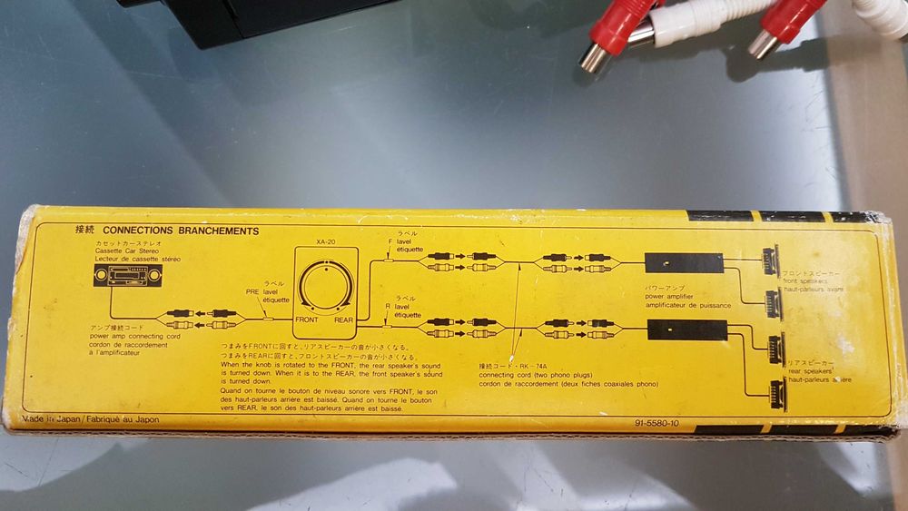 SONY Controlador 2 Amplificadores Auto