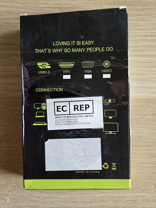 Adapter USB 3.0 na HDMI, 1080P HD konwerter audio wideo USB