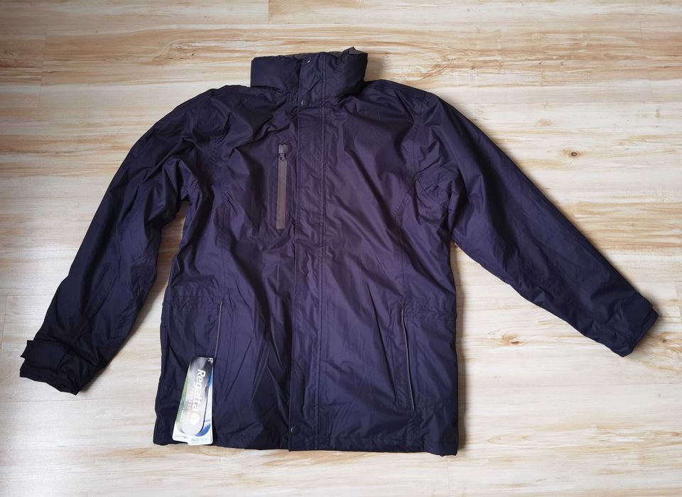 Kurtka 3w1 przeciwdeszczowa Regatta, r. S, nowa. Kaptur chowany