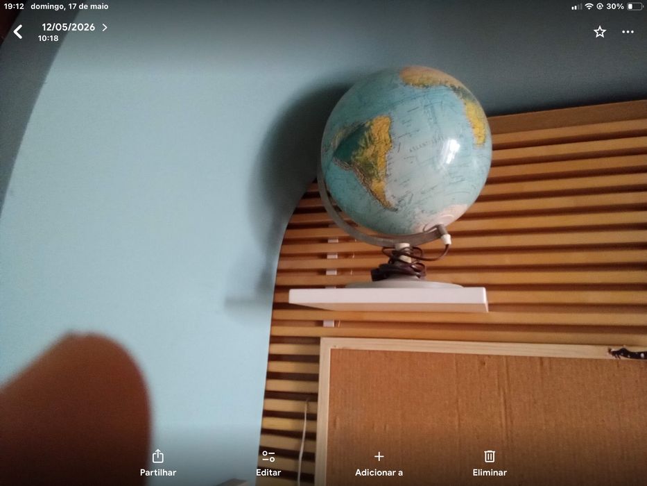 Balanca de latao e globo