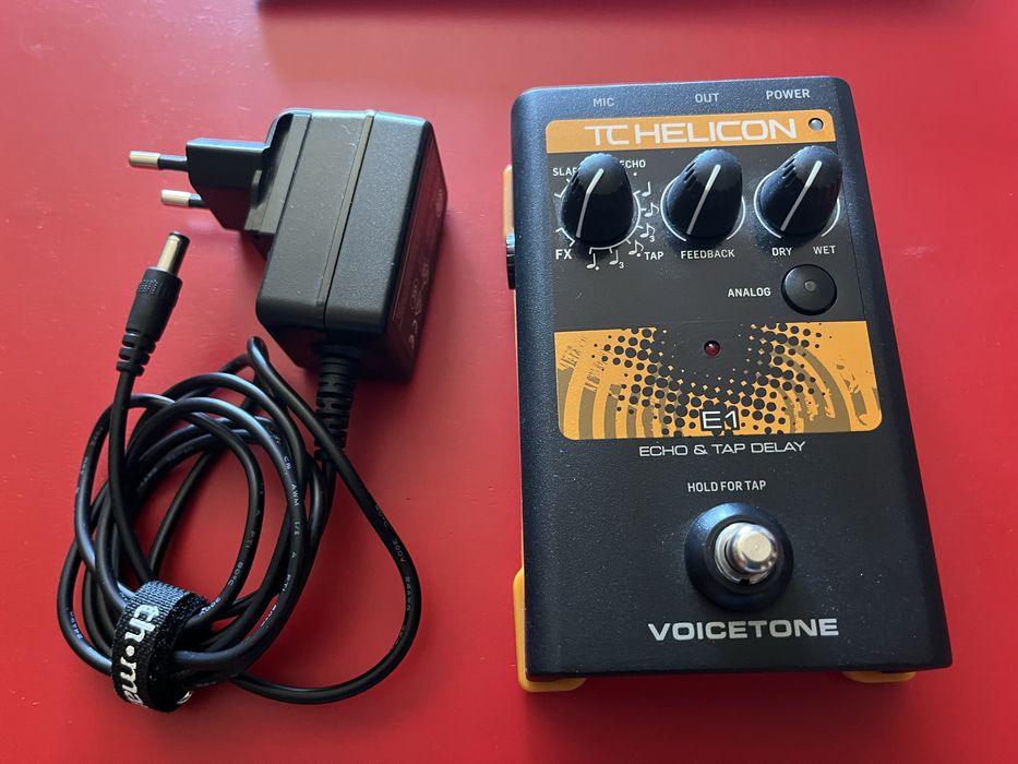 Pedal delay e echo - Tc-Helicon E1