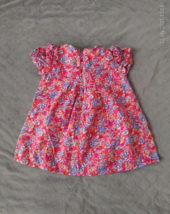 Sukienki z Coccodrilo dla bliźniaczek, bliźniąt r. 68