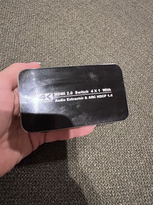 Hdmi 2.0 switch 4x1 z pilotem