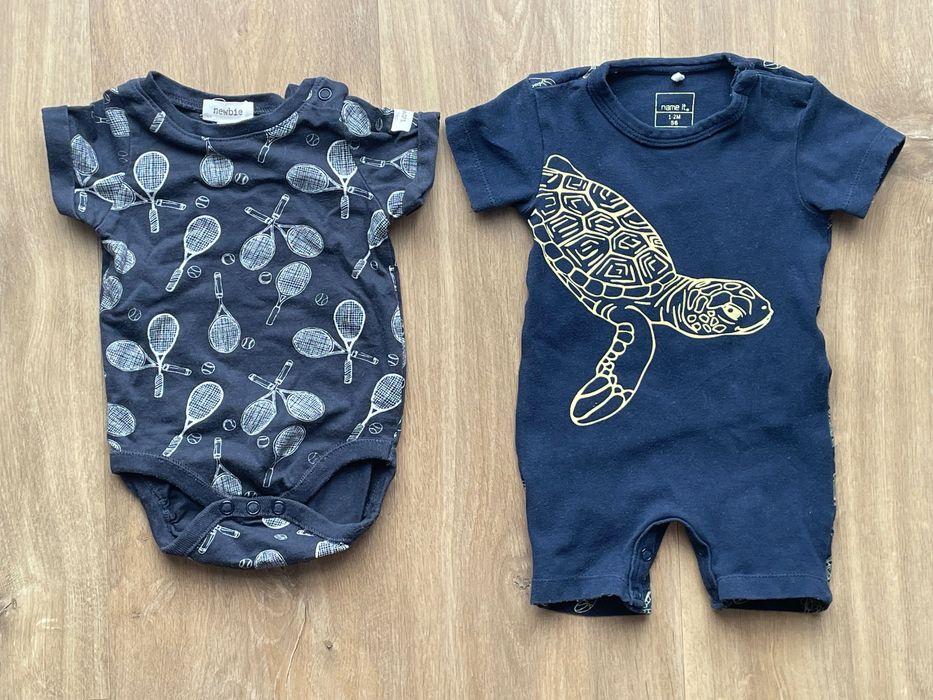 Body Newbie i krótki rampers Name it rozm. 56