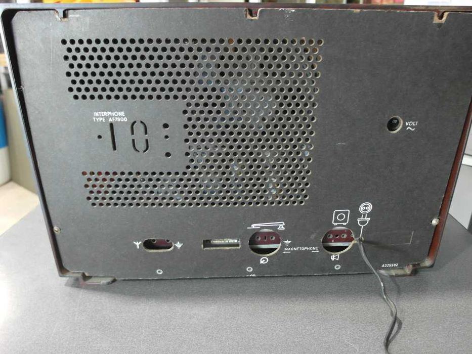 Rádio a Válvulas PHILIPS Anos 40 a funcionar