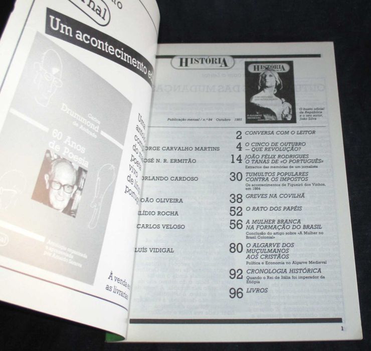 Revista História Nº 84 Outubro de 1985 5 de Outubro: Que Revolução?