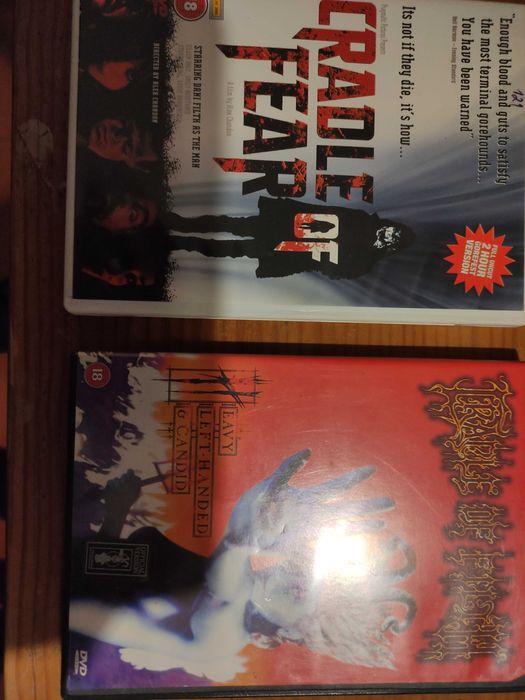 Cradle of Filth Concerto + filme edição limitada Cradle of Fear