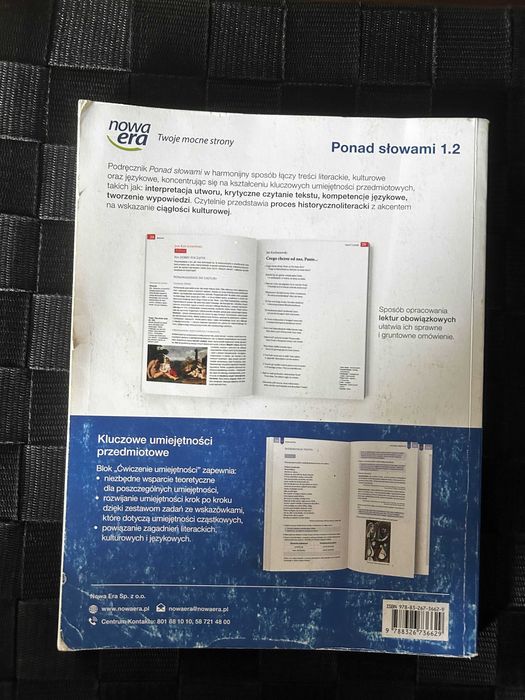 Ponad Słowami 1 Cz.2 Dla Liceum Język Polski