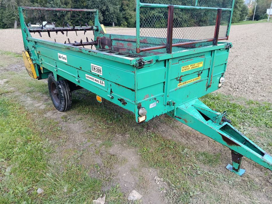 Rozrzutnik warfama 2,5t idealny stan transport