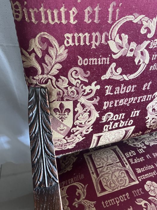 XIX-XXwiek  Para foteli w stylu angielskim - do gabinetu , kancelarii