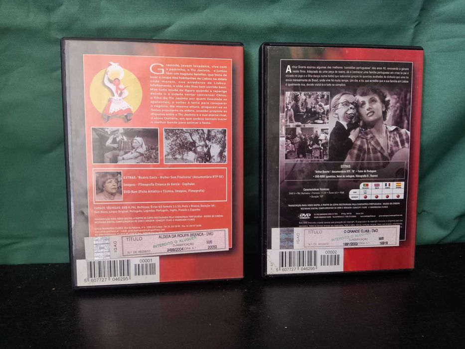 Coleção Cinema Português 2 dvds