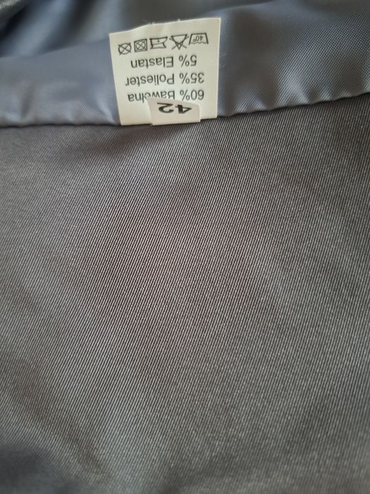 Elegancka spódnica XL/42 grafit szara