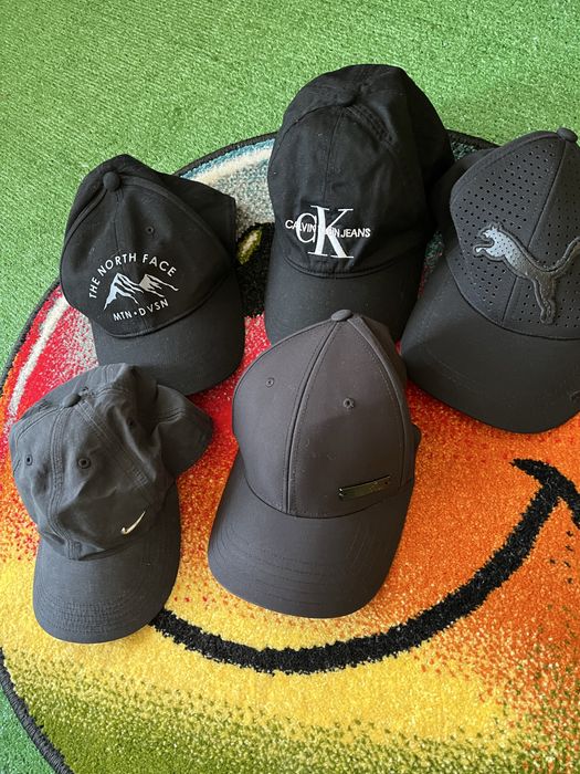 Оригинальные кепки : Calvin Klein, The North Face. Nike, Puma, Adidas