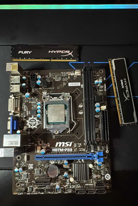 Kit Intel i5-4670 + 16GB DDR3 + MSI H87M-P33