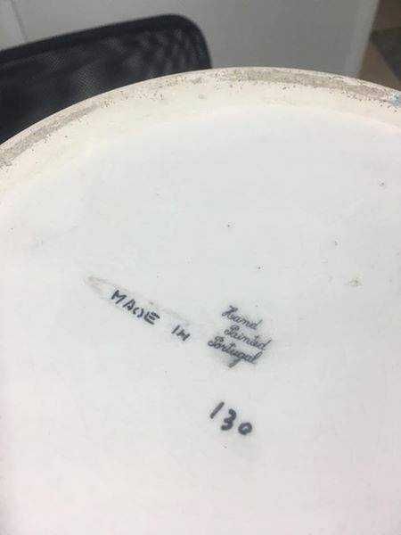 Porta chapéus de chuva em loiça pintado à mão