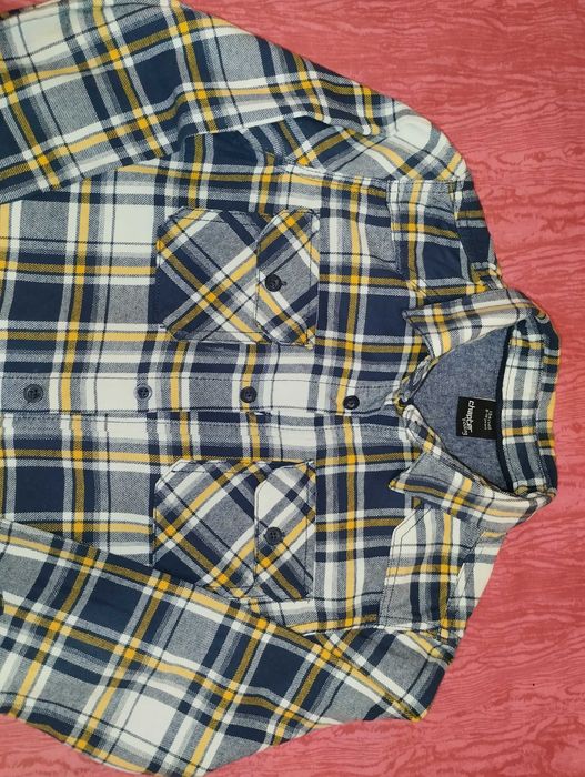 Тепла сорочка в клітинку на хлопчика (100% котон) р.134-140