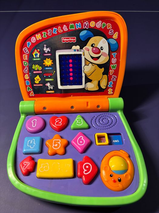 Fisher Price Dwujęzyczny świecący notebook