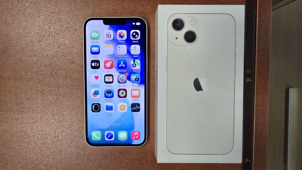 iPhone 13 128GB biały, stan bdb, gwarancja