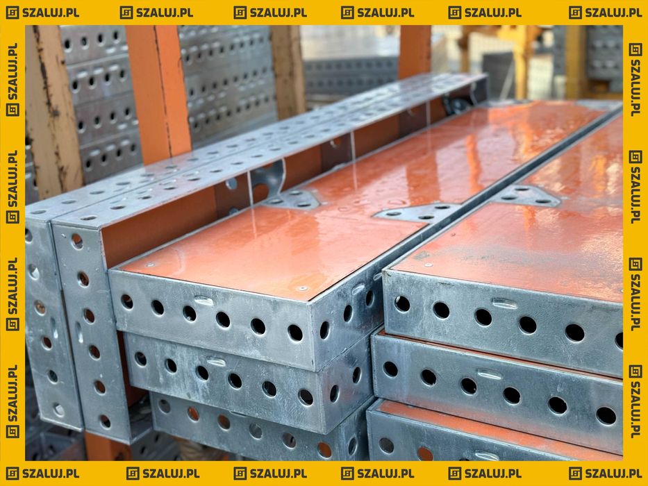 Blaty szalunkowe BAUTEKK stalowy profil ocynk 40kN/m2 sklejka brzozowa