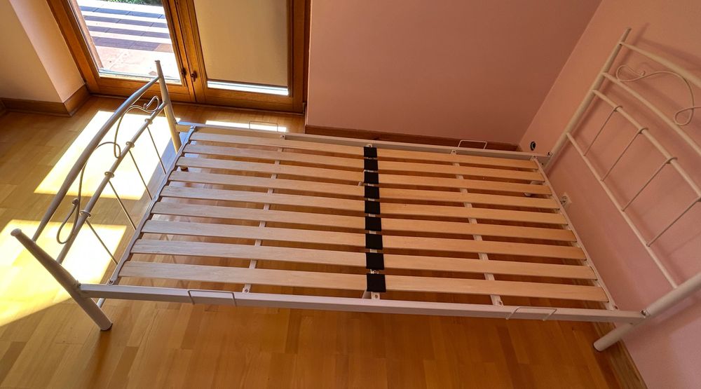 Łóżko metalowe 90x200