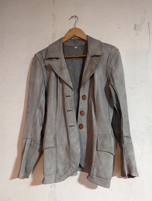 кожаный пиджак Isaac Sellam experience