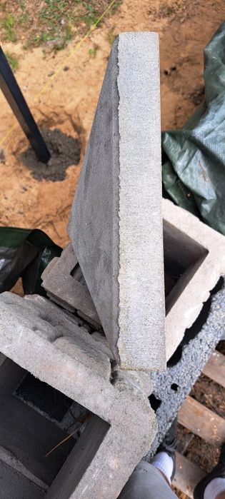 Daszki czapki czterospadowe betonowe