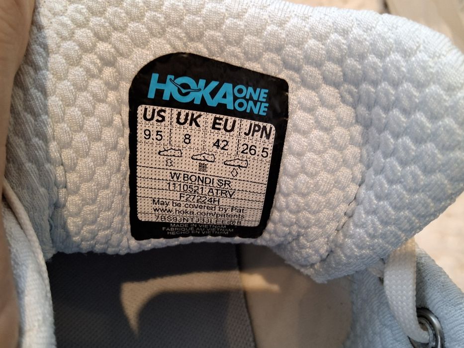 Бежеві Hoka Bondi SR  42/ 42.5 розміри. Шкіра. Оригінал