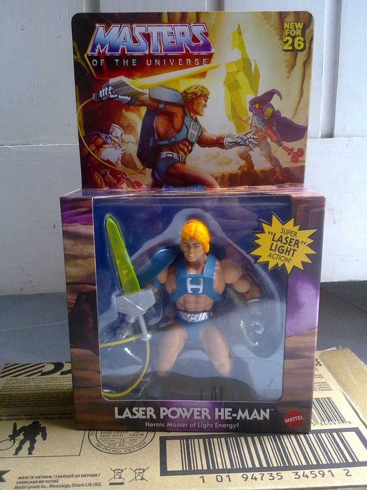 Masters of the Universe Laser Power He-Man Origins