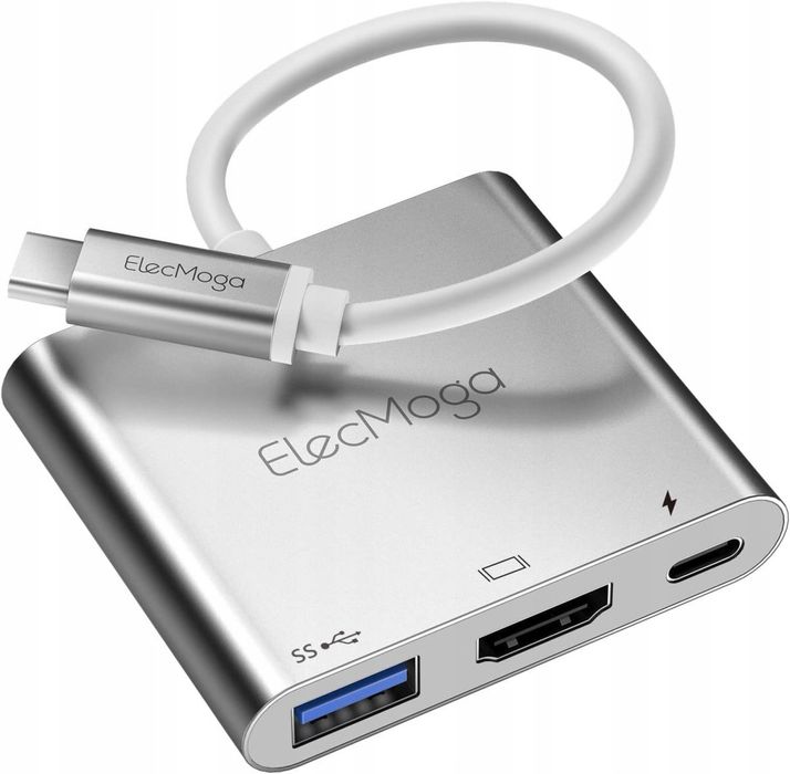 Adapter USB C na HDMI ElecMoga  wieloportowy konwerter