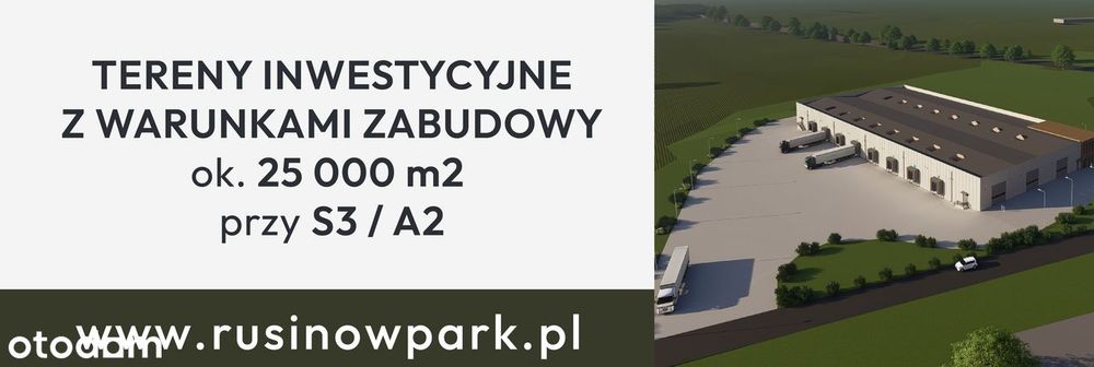 Tereny inwestycyjne przy A2/S3 z WZ na zabudowę magazynową PLAN OGÓLNY