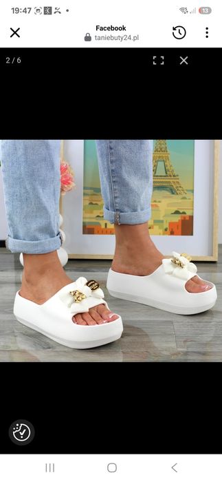 Klapki damskie..