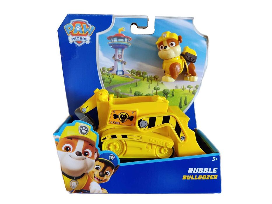 NOWY Samochód PSI PATROL: Pojazd Podstawowy RUBBLE + figurka (Solid)