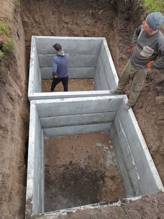 Послуги екскаватораТраншеїКопанняСептиківСептикБетонніКільцяПісокЩебін