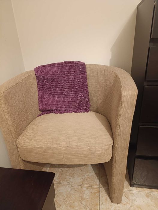 Cadeirão em tecido