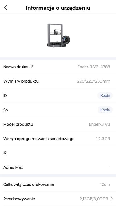 Drukarka creality ender 3v3 mały przebieg