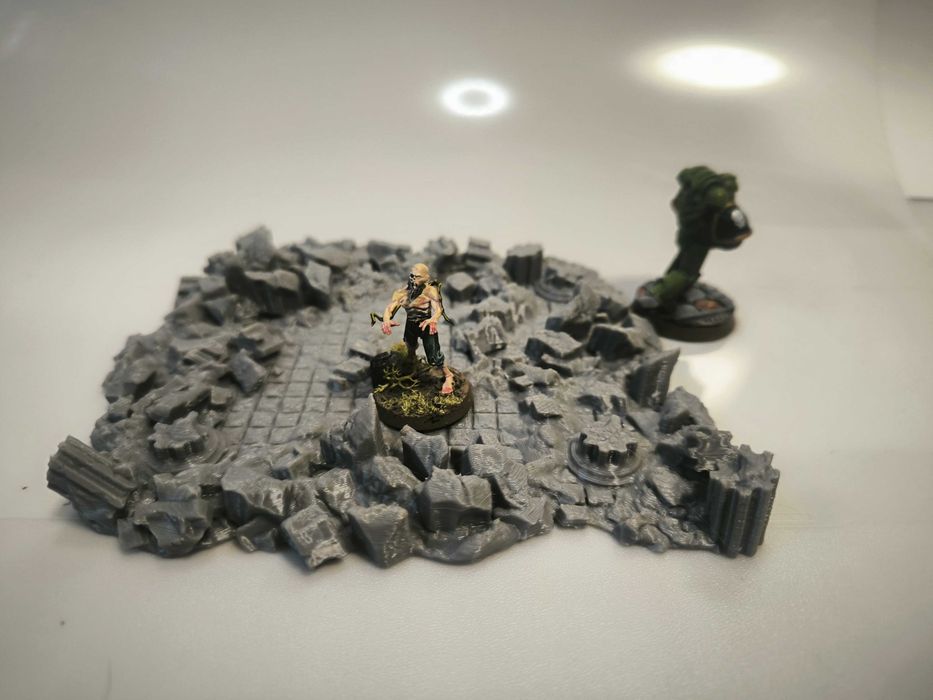 Ruinka 4(zestaw 2) do makiety dioramy rpg D&D